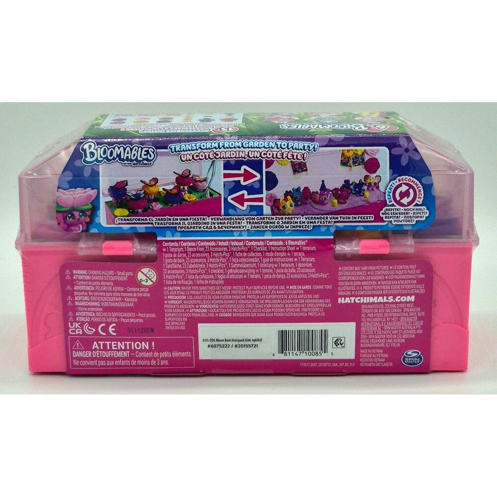 Bloomables by Hatchimals Bloom Bash 6-Pack Terrarium Playset NEW